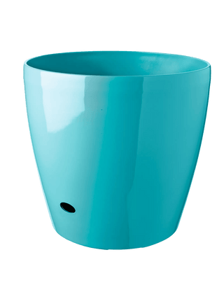 Viva Round Self-Watering Rolling Planter, 17.25” Diameter