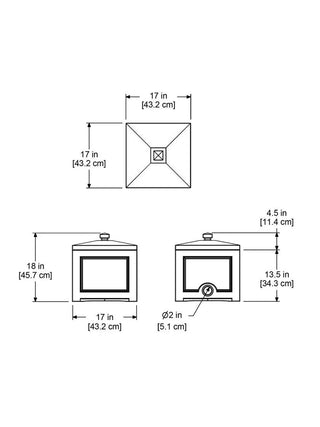 Fairfield Garden Hose Storage Bin