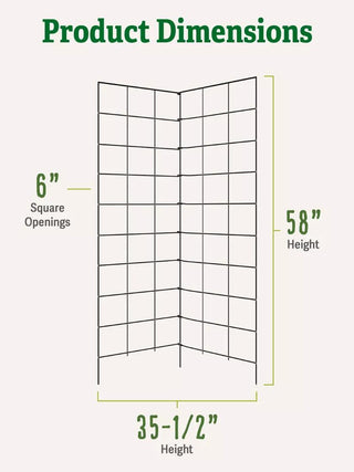 Two Panel Folding Trellis