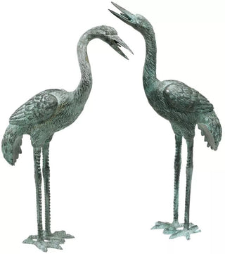 Bronze Crane Statues, Small