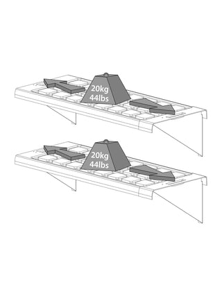 Canopia® by Palram Shelf Kit for Greenhouses, Set of 2 shelves