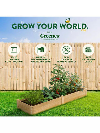 2' Cedar Raised Bed Garden Beds