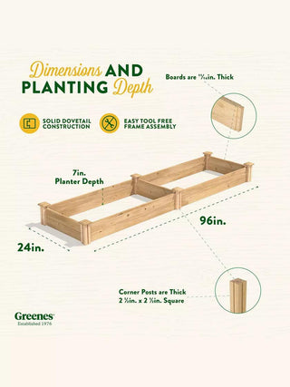 2' Cedar Raised Bed Garden Beds