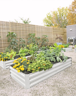 Demeter Corrugated Metal Raised Bed, 34" x 68" (12" D)