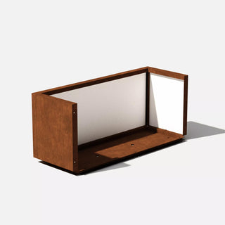 Veradek Metallic Series Corten Steel Long Box Planters
