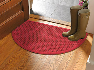 WaterHog Squares Half-Round Doormat