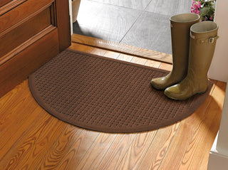 WaterHog Squares Half-Round Doormat