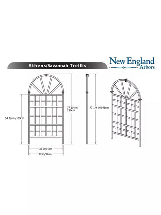 Savannah Composite Vinyl Trellis