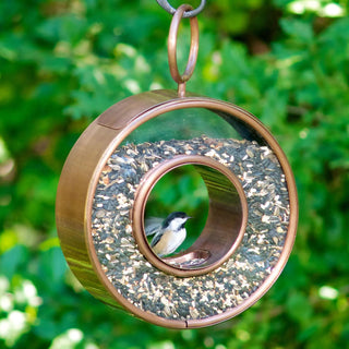 Fly-Thru™ Bird Feeder with Copper Finish