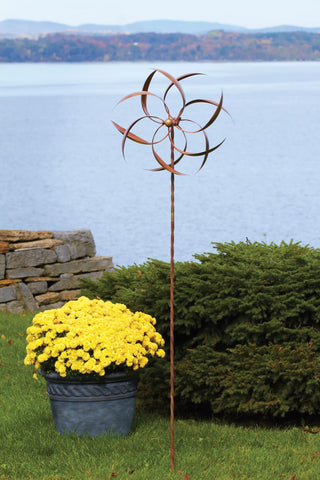 Feather Staked Wind Spinner, 22"