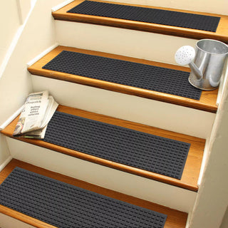 WaterHog Squares Stair Treads, Set of 4