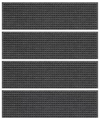 WaterHog Squares Stair Treads, Set of 4