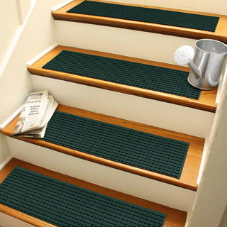 WaterHog Squares Stair Treads, Set of 4