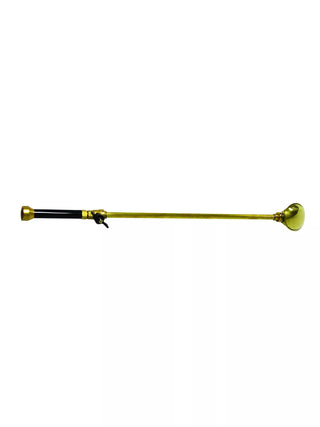 Brass Watering Lance with Ball Valve and Rose, 24"