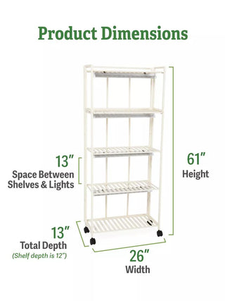 Oslo 4-Tier LED Grow Light Garden