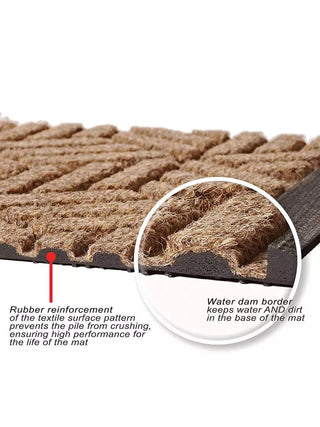 WaterHog Squares Doormat, 35" x 59"