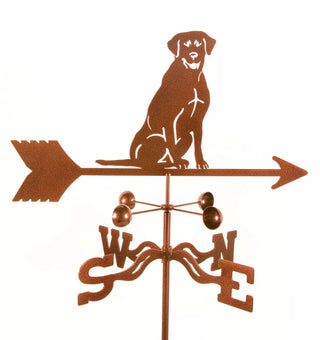 EZ Vane ® Lab Sitting Weathervane Garden Pole
