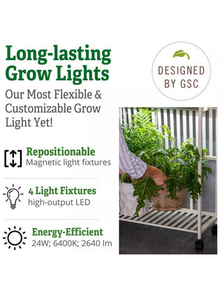 Oslo 4-Tier LED Grow Light Garden