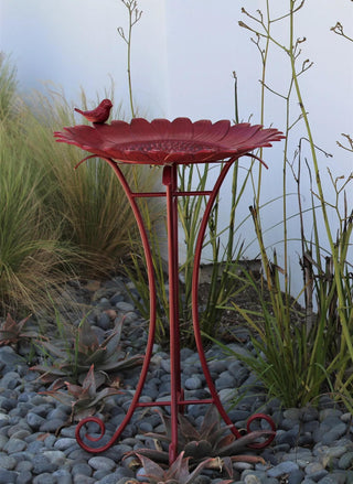 Sunflower Birdbath