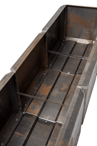 Corten Steel Modular Raised Bed, 2'x6' (17.5" D)