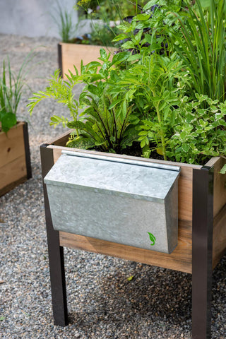 Galvanized Garden Tool Storage Box