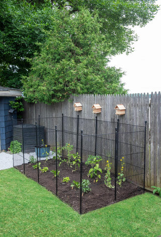 Tall Chicken Wire Critter Fence Extension Panel, Set of 2