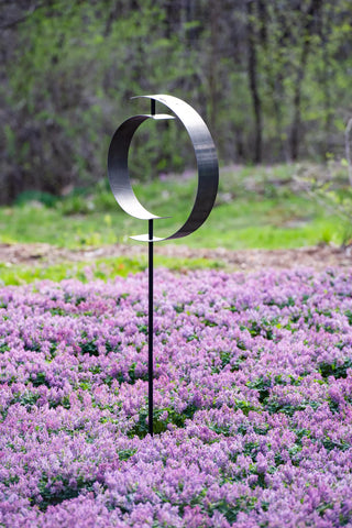 Corten Circle Garden Sculpture