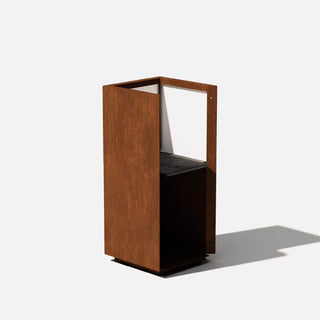 Veradek Metallic Series Corten Steel Pedestal Planters