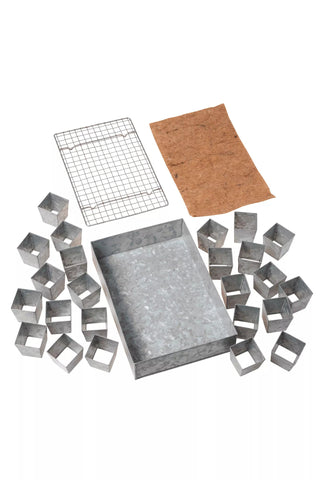 Self-Watering Galvanized Seed Starting Tray