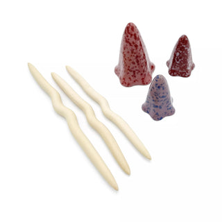 Potting Shed Tinkling Toadstool Sculptures, Set of 3