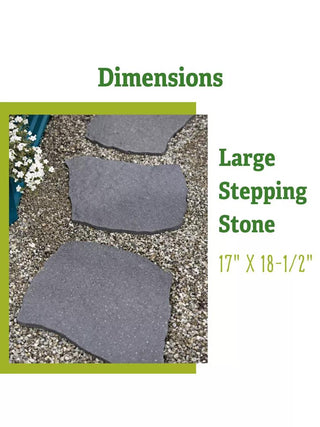 Recycled Rubber Flagstone Stepping Stone