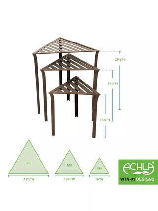 Achla Designs Triangular Nesting Tables Set