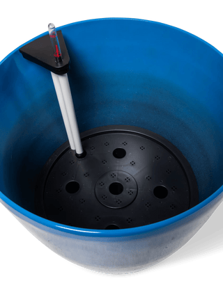 Viva Round Self-Watering Rolling Planter, 20" Diameter, Set of 2