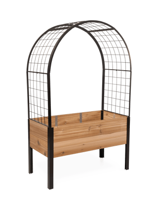 2' x 4' Arch Trellis for Planter Boxes