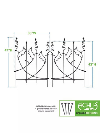 Achla Acanthus Fence Trellis