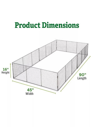 Chicken Wire Critter Fence, 16" High