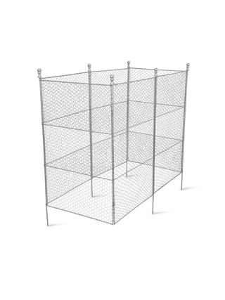 Tall Chicken Wire Critter Fence Extension Panel, Set of 2