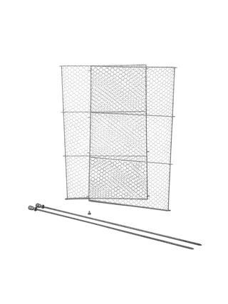 Tall Chicken Wire Critter Fence Extension Panel, Set of 2