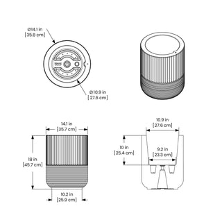 Arden Round Planter