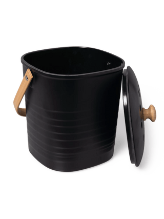 Contemporary Eco-Bamboo Compost Pail
