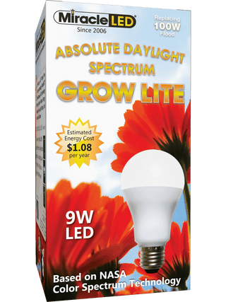Miracle LED Daylight Full Spectrum LED Grow Light Bulb