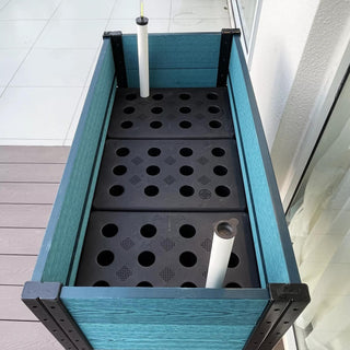EverBloom Self-Watering Elevated Patio Planter with Wheels