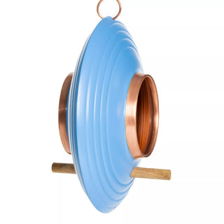 Round Fly-Thru™ Bird Feeder With Copper Accents
