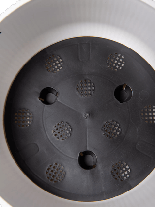 Self-Watering Ribbed Hanging Basket, 11", Set of 2