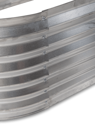 Oval Metal Raised Bed (17.75" D)