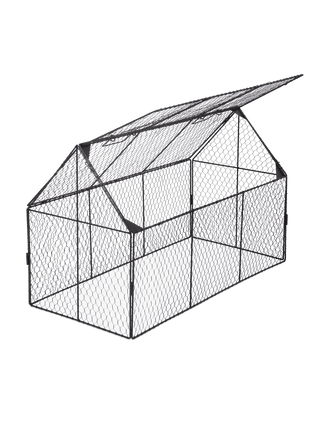 Chicken Wire Crop Coop, Black