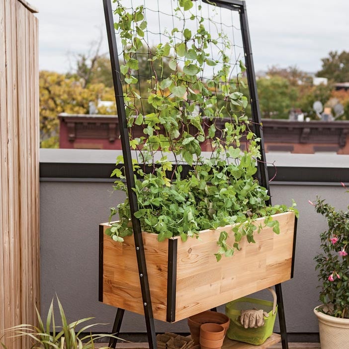 Accessories for gardening in raised beds