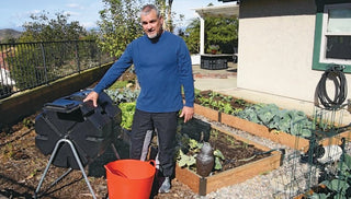 Large-Capacity Rain Barrels Solve One Gardener's Water Problem