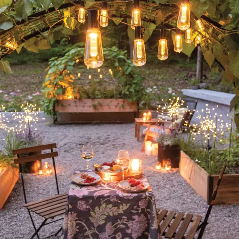 succulent string lights Luminites™ Solar String Lights