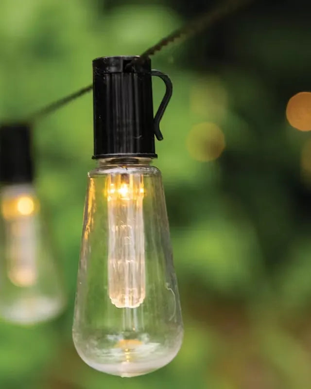 Luminites™ Edison Bulb Solar String Lights